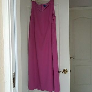 J H Collectibles Pink 22 W, Sleeveless Maxi Dress